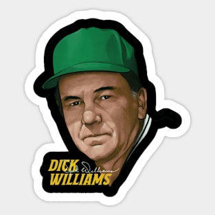 Dick Williams Oakland Profile Sticker